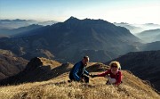 06 In discesa dalla impegnativa dorsale del Monte Arale
